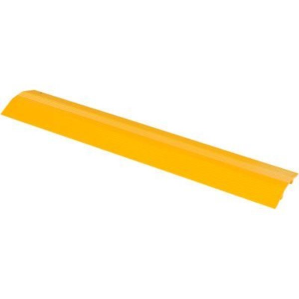 Vestil Extruded Aluminum Hose & Cable Crossover, Yellow, 36" x 7-1/8" x 1-1/16" HCR-36-Y